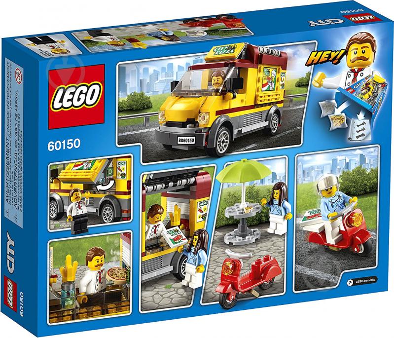 Конструктор LEGO City Фургон-піцерія 60150 - фото 9
