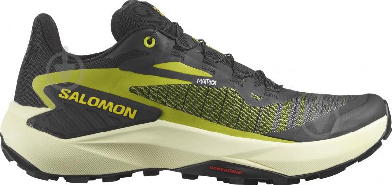 Кроссовки мужские демисезонные Salomon GENESIS L47443100 р.44 2/3 черно-желтые - фото 1