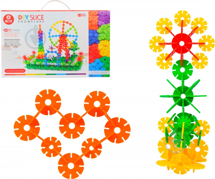 Конструктор DIY Education Snowflake 360 деталей 305-22Y - фото 1 Конструктор DIY Education Snowflake 360 деталей 305-22Y - фото 1