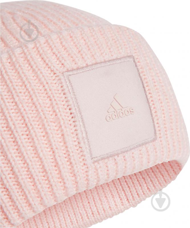 Шапка Adidas WID CUFF BEANIE IY5254 р.2XL розовый - фото 3