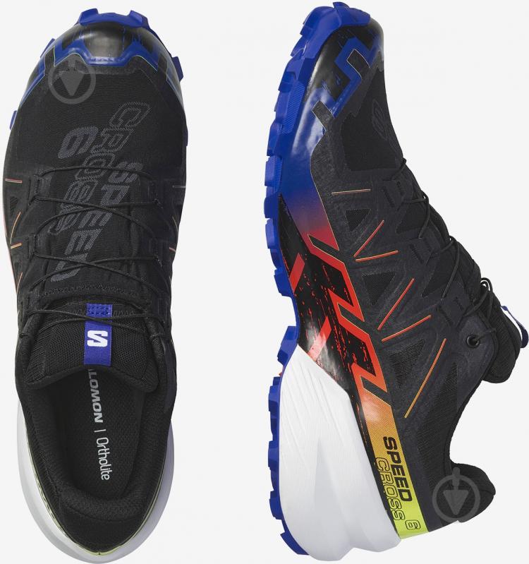 Кроссовки мужские демисезонные Salomon SPEEDCROSS 6 GTX L47202300 р.44 2/3 черные - фото 5