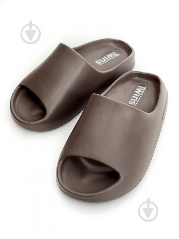 Шлепанцы Twins р.42-43 шоколадный - фото 1 Шлепанцы Twins р.42-43 шоколадный - фото 1