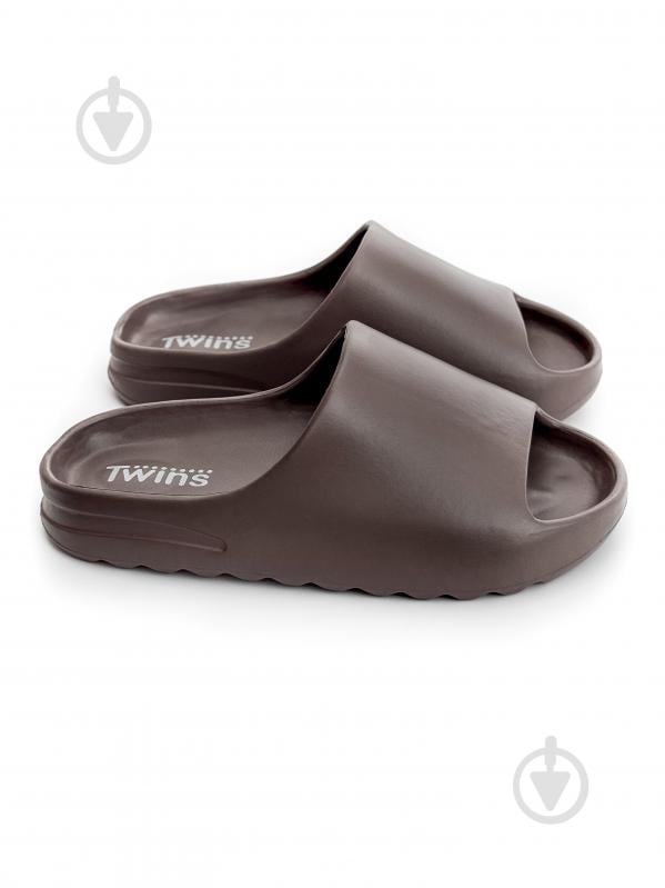 Шлепанцы Twins р.42-43 шоколадный - фото 4 Шлепанцы Twins р.42-43 шоколадный - фото 4