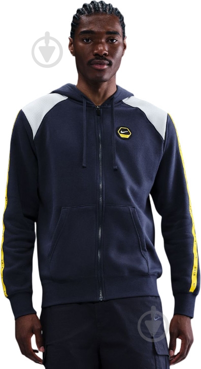Джемпер Nike M NSW CS Hoody FLC BB IH4285-410 р.L синій - фото 1 Джемпер Nike M NSW CS Hoody FLC BB IH4285-410 р.L синій - фото 1
