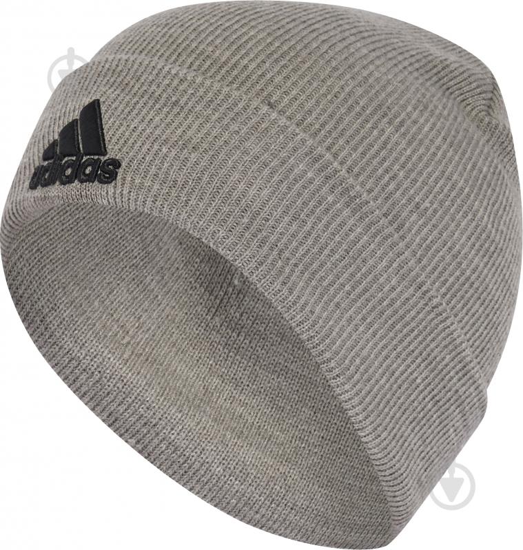 Шапка Adidas LOGO BEANIE CUF IY7665 р.2XL сірий - фото 1