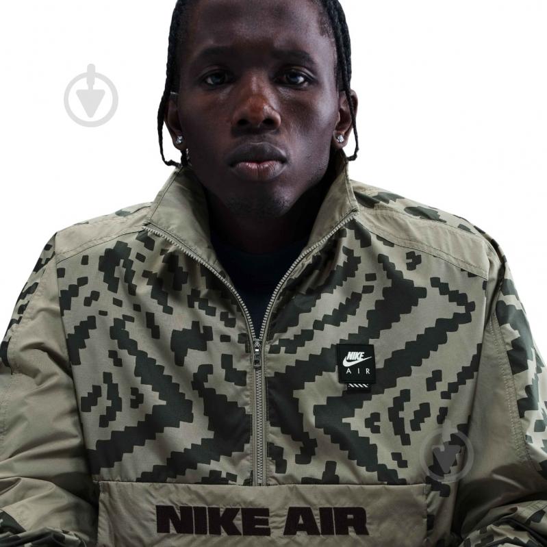 Джемпер Nike M NK Air 1/2 Zip Jacket AOP HV0878-320 р.L хаки - фото 3 Джемпер Nike M NK Air 1/2 Zip Jacket AOP HV0878-320 р.L хаки - фото 3