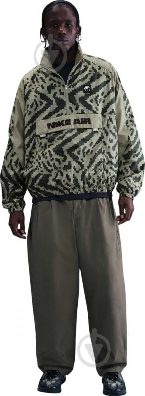 Джемпер Nike M NK Air 1/2 Zip Jacket AOP HV0878-320 р.M хаки - фото 4