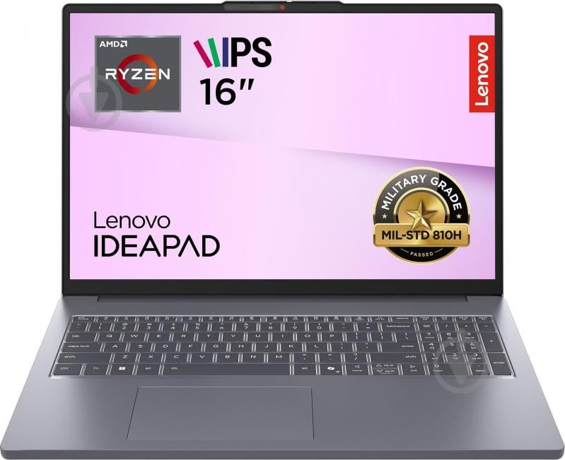 Ноутбук Lenovo ideapad Slim 3 16ARP10 16" (1446518) luna grey - фото 1 Ноутбук Lenovo ideapad Slim 3 16ARP10 16" (1446518) luna grey - фото 1