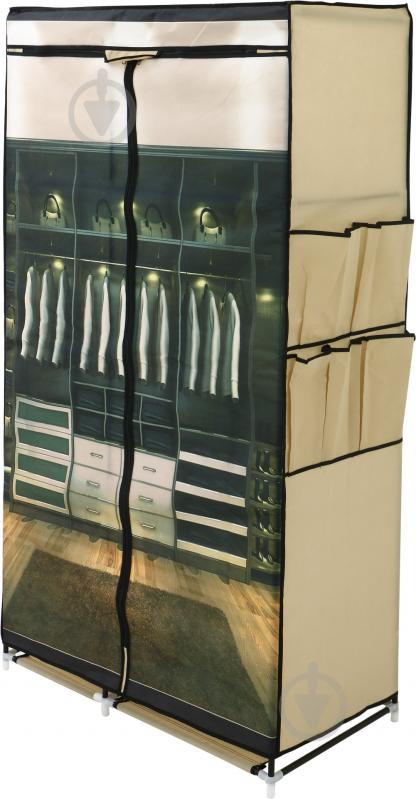 Тканинна шафа Storage Style 1600х880х450 мм бежевий - фото 4