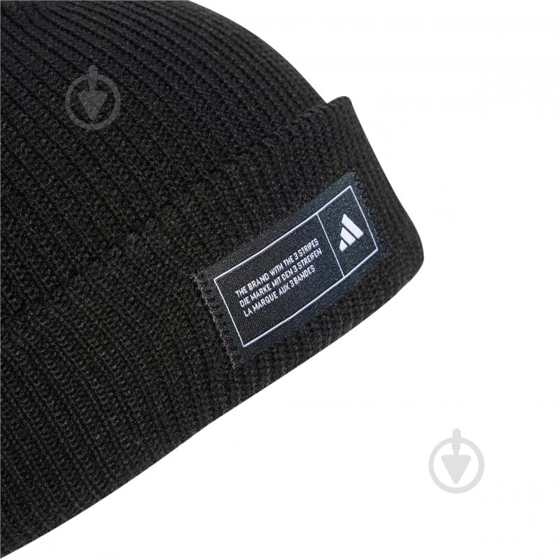 Шапка Adidas ESS BEANIE CUFF IT4633 р.2XL чорний - фото 3