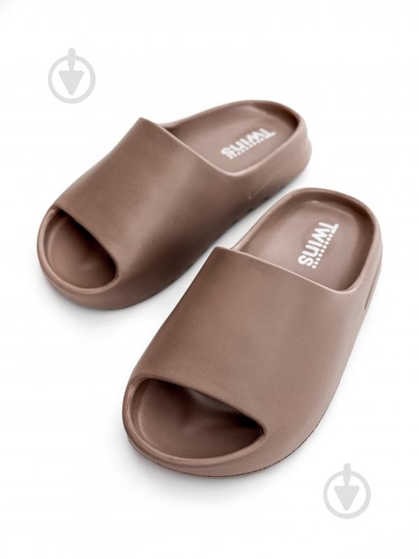 Шлепанцы Twins р.38-39 бежевый - фото 1 Шлепанцы Twins р.38-39 бежевый - фото 1