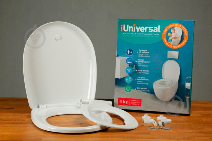 Сиденье для унитаза NKP Universal 0340 SoftClose QuickRelease - фото 4 Сиденье для унитаза NKP Universal 0340 SoftClose QuickRelease - фото 4