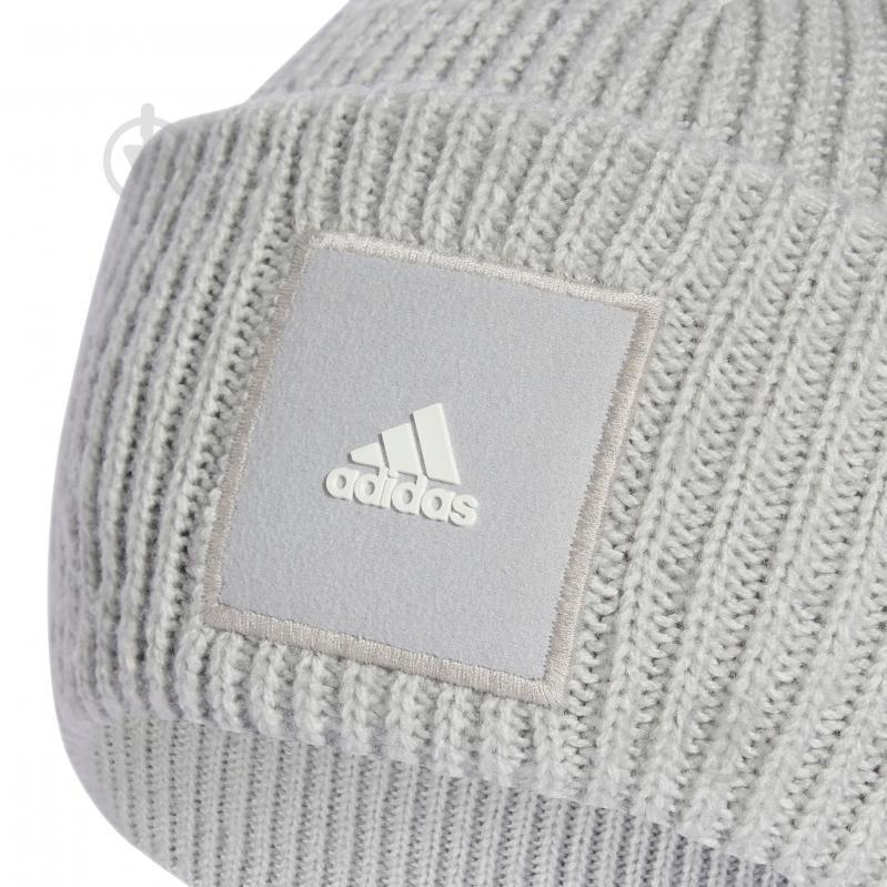 Шапка Adidas WID CUFF BEANIE IT4643 р.XL серый - фото 3