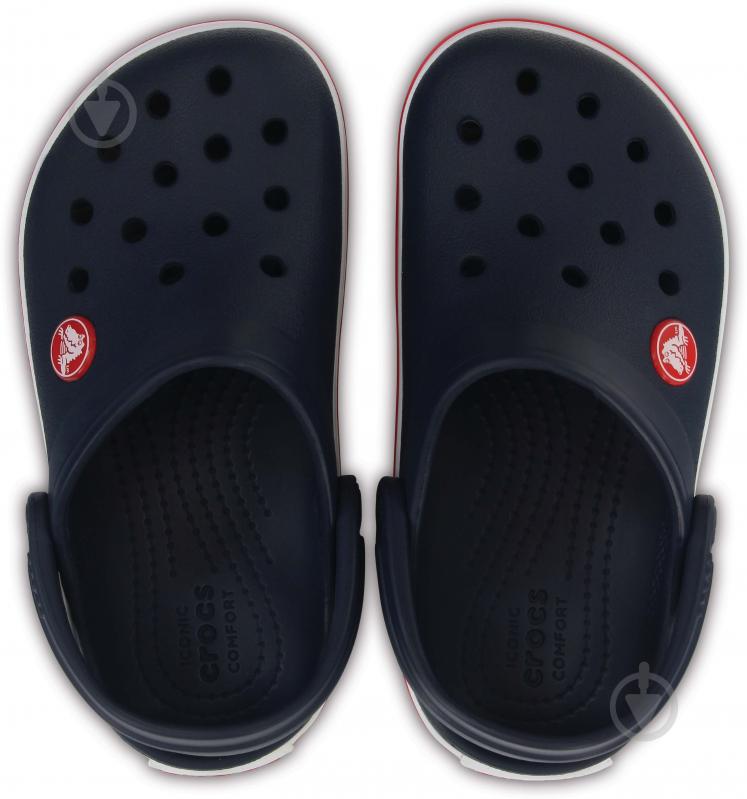 Сабо Crocs CROCS CROCBAND CLOG K 204537 204537-485 р.30/31 красный с голубым - фото 3