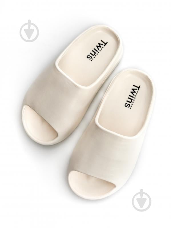 Шлепанцы Twins р.40-41 белый - фото 1