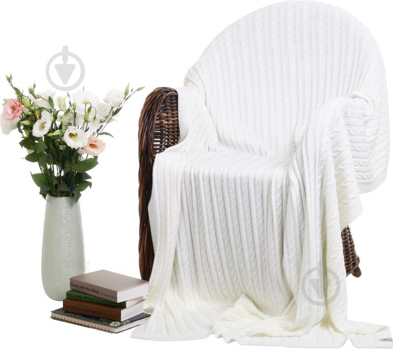 Плед Soft 140x180 см молочный Прованс - фото 1 Плед Soft 140x180 см молочный Прованс - фото 1