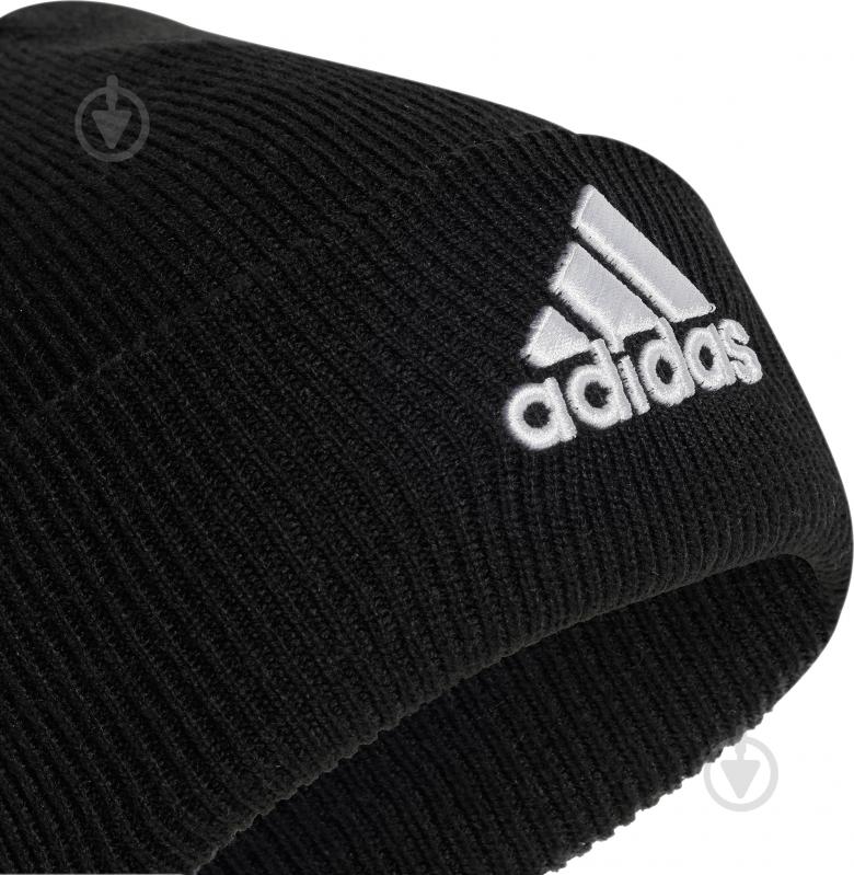 Шапка Adidas LOGO BEANIE CUF IB2651 р.XL чорний - фото 3