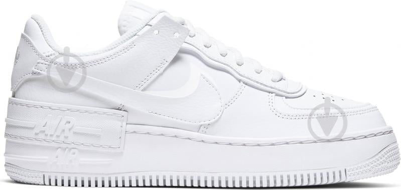 Кроссовки женские зимние Nike Air Force 1 Shadow CI0919-100 р.36,5 белые - фото 3