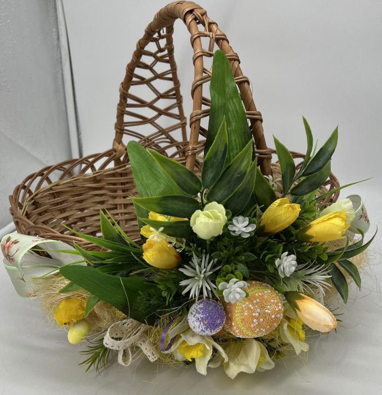 Кошик великодній 33х37х33 см в асортименті Basket-6 - фото 1