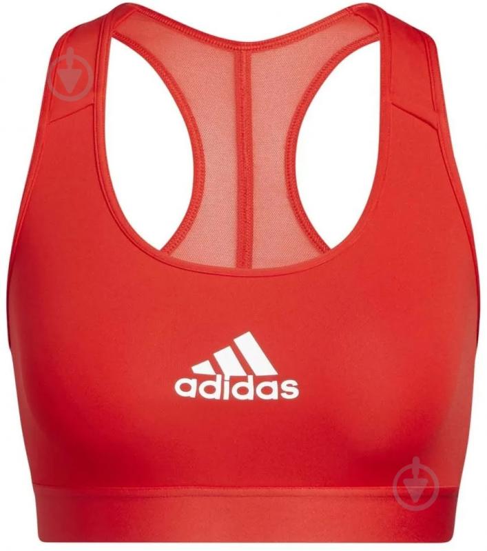 Бра Adidas Performance TRN MS GOOD HC7843 р.M-D/DD красный - фото 5