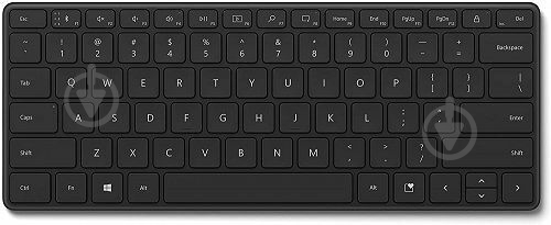 Клавиатура Microsoft Compact Bluetooth (21Y-00011) black - фото 1