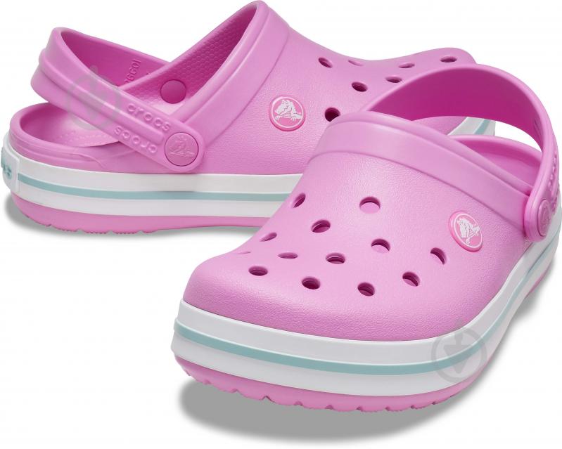 Сабо Crocs CROCS CROCBAND KIDS CLOG 207006 207006-6SW р.30/31 рожевий - фото 2