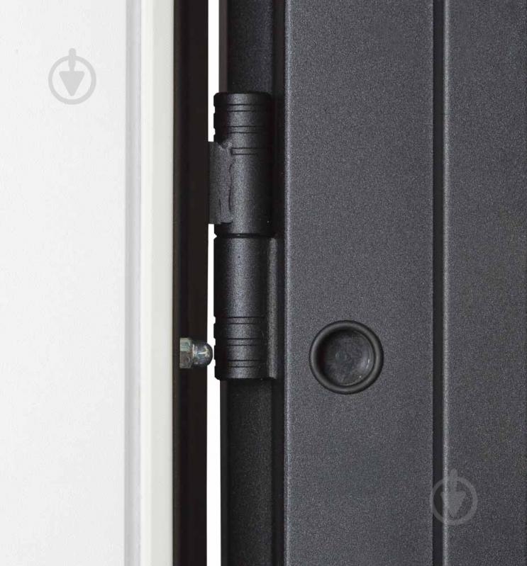 Двері вхідні Булат Котедж 710 білий атласний 2050x950 мм ліві - фото 8