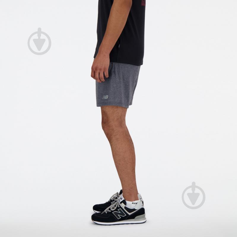 Шорты New Balance 7” HEATHERTECH KNIT SHORTS MS41073BK р. M черный - фото 2