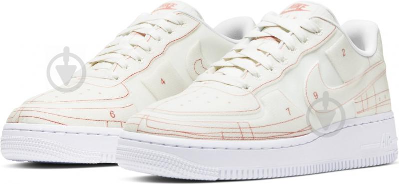 Кросівки жіночі демісезонні Nike Air Force 1 '07 LX CI3445-100 р.40 білі - фото 1