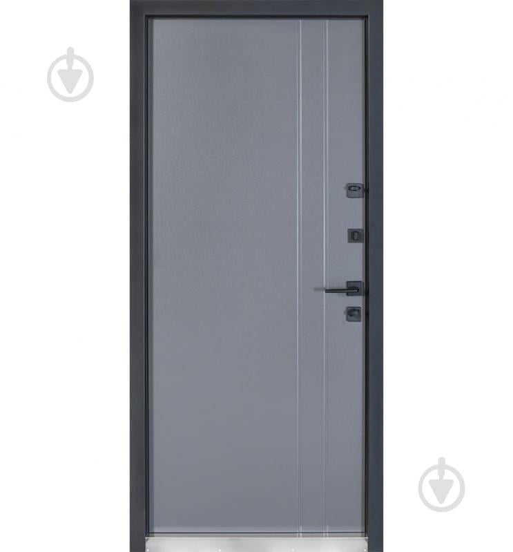 Двері вхідні Булат Котедж 710 титан 2050x850 мм праві - фото 3