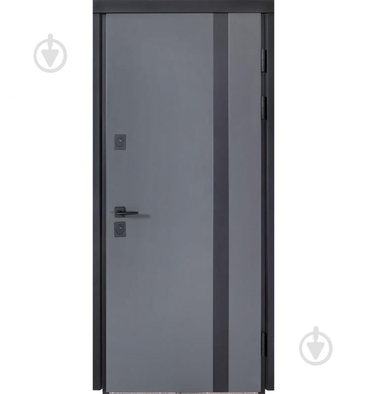 Двері вхідні Булат Котедж 710 титан 2050x850 мм праві - фото 2