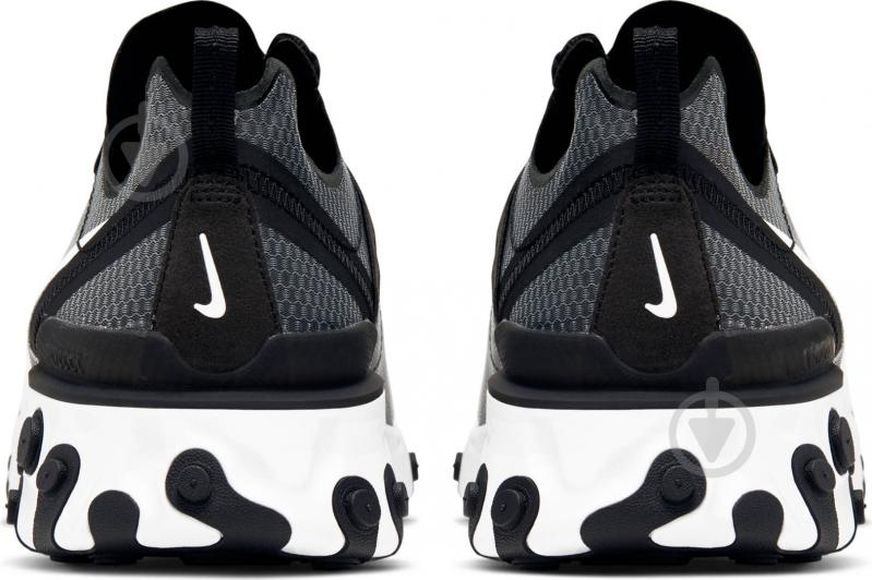 Кроссовки мужские демисезонные Nike REACT ELEMENT 55 SE CI3831-002 р.46 черные с белым - фото 2