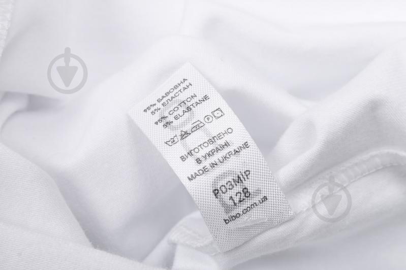 Майка для девочек Bibo 340004 р.92 белый - фото 4