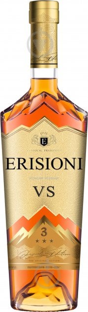 Коньяк Erisioni VS 3* 40% 0,5 л - фото 1