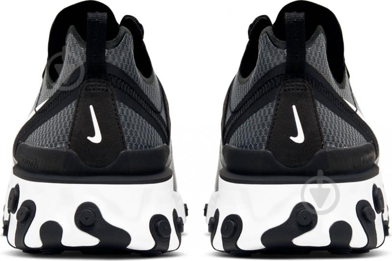 Кросівки чоловічі демісезонні Nike REACT ELEMENT 55 SE CI3831-002 р.42,5 чорні із білим - фото 2 Кросівки чоловічі демісезонні Nike REACT ELEMENT 55 SE CI3831-002 р.42,5 чорні із білим - фото 2