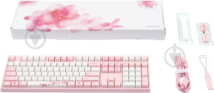 Клавиатура Varmilo VA108M Sakura Cherry MX Red (VA108MR2P/WP88RA) - фото 8