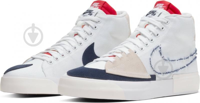 Кроссовки демисезонные Nike SBZOOM Blazer Mid Edge CI3833-100 р.44,5 синие - фото 1