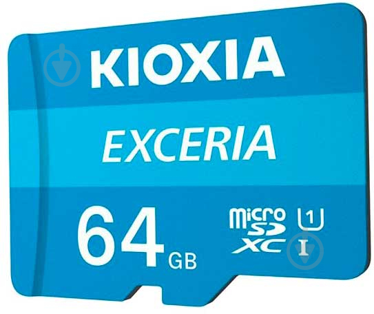 Карта памяти KIOXIA microSDHC 64 ГБ Class 10UHS-I (LMEX1L064GG2) - фото 2