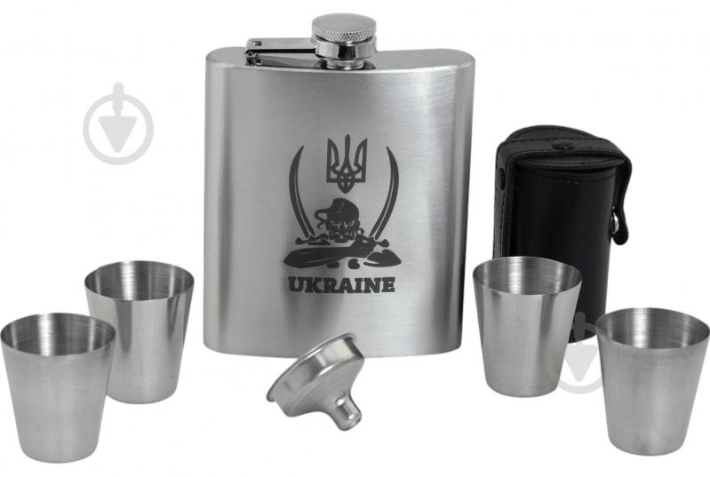 Набор 4PROFI Ukraine казак с саблями 7oz 200 мл - фото 1 Набор 4PROFI Ukraine казак с саблями 7oz 200 мл - фото 1