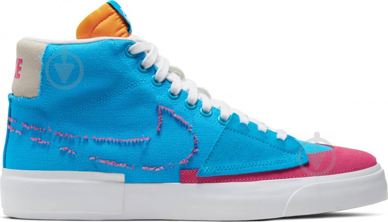 Кроссовки демисезонные Nike SBZOOM Blazer Mid Edge CI3833-400 р.44 голубые - фото 3