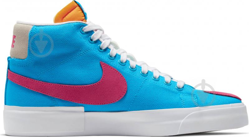 Кроссовки демисезонные Nike SBZOOM Blazer Mid Edge CI3833-400 р.44 голубые - фото 4