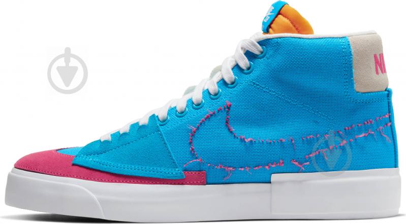 Кроссовки демисезонные Nike SBZOOM Blazer Mid Edge CI3833-400 р.44 голубые - фото 5