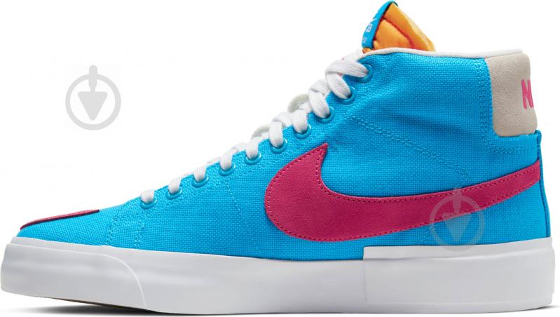 Кроссовки демисезонные Nike SBZOOM Blazer Mid Edge CI3833-400 р.44 голубые - фото 6