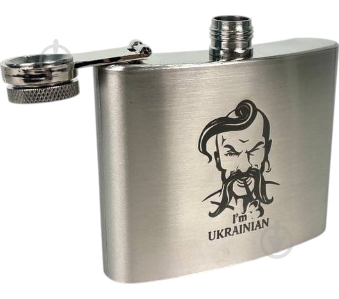 Фляга 4PROFI I`m Ukrainian 5OZ 140 мл - фото 1