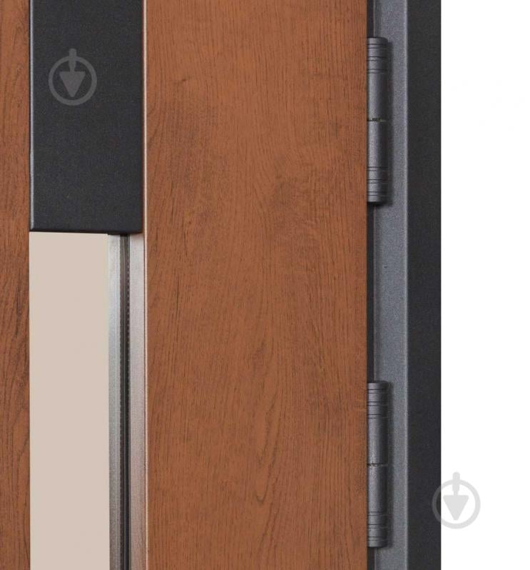 Двері вхідні Булат Термо Хаус 705 дуб бронзовий / горіх 2050x1200 мм ліві - фото 6 Двері вхідні Булат Термо Хаус 705 дуб бронзовий / горіх 2050x1200 мм ліві - фото 6