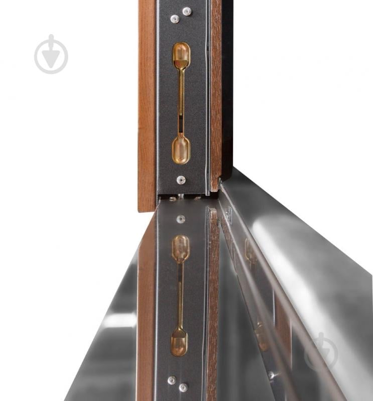 Двері вхідні Булат Термо Хаус 705 горіх 2050x1200 мм праві - фото 10