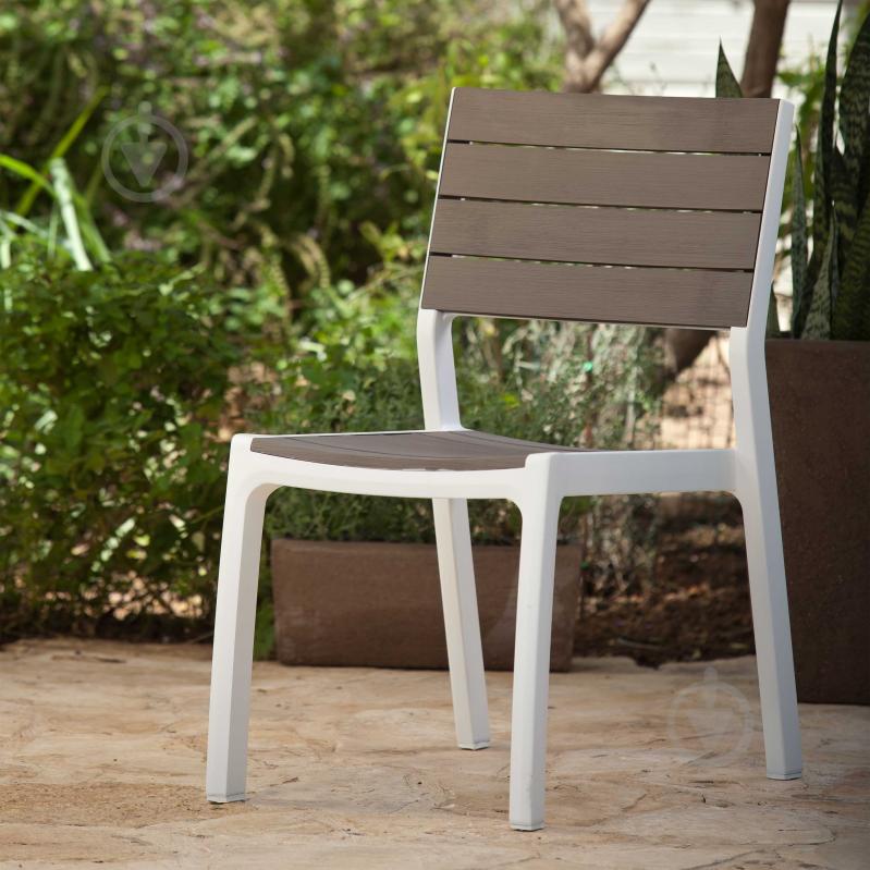 Стул Keter Harmony коричневый/белый - фото 2