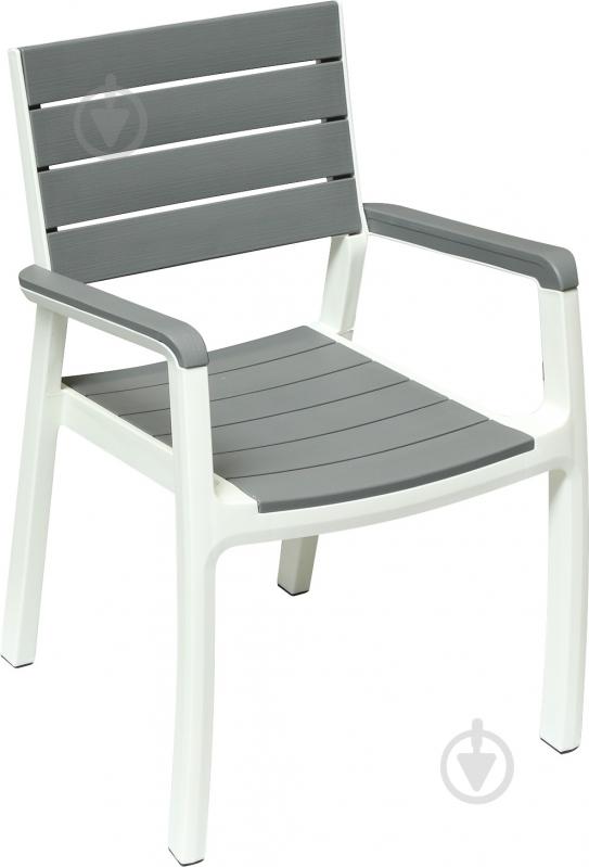 Стул Keter Harmony 236053 белый с серым - фото 1