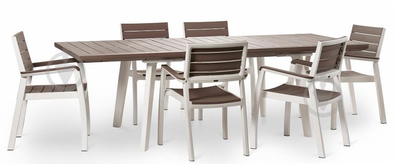 Стол Keter Harmony 100,5x162 см коричневый - фото 2