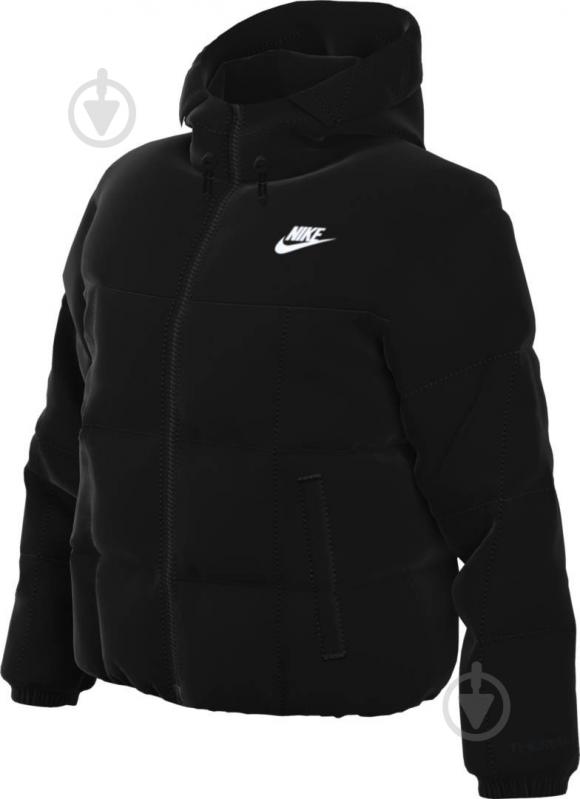 Куртка жіноча демісезонна Nike W NSW ESSTL THRMR CLSC PUFFER FB7672-010 р.L чорна - фото 9